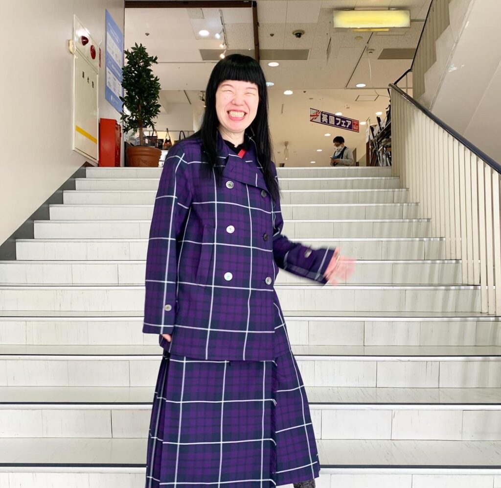 日本極東貿易 ロンドン キルトスカート 変形 タータンチェックセットアップ変形ジャケット